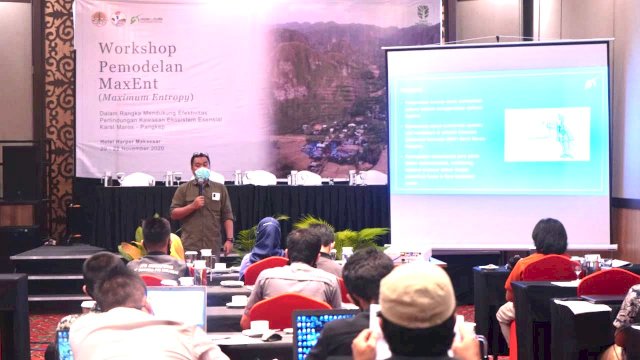 BBKSDA Sulsel bekerjasama Fauna & Flora International&rsquo;s Indonesia Programme menggelar workshop Pemodelan Maximum Entropy (MaxEnt)