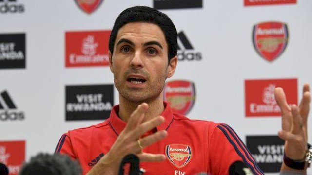 Manajer Arsenal, Mikel Arteta