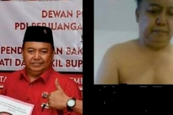 Di Depan Polisi, Ketua PDIP Pangkep Akui Pemeran Video Mesum yang Viral