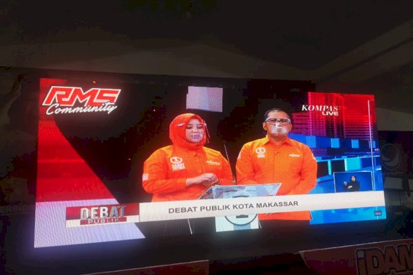 Sesi Pertama Debat Pilwalkot Makassar, Danny-Fatma Paling Kompak