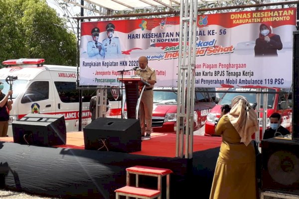 HKN ke-56 di Jeneponto, Bupati Iksan Ungkap Penyakit Selain Covid-19 yang Masih Marak