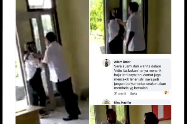 Viral Diduga Oknum Camat Cekik Leher Staf Wanita, Di Depan Pegawai Lainnya