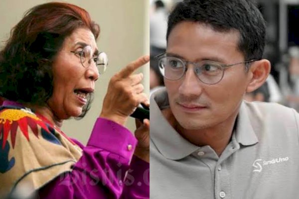 Twitter Sandiaga Uno Diblokir Susi Pudjiastuti Sejak Pilpres 2019, Pas Jadi Menteri Langsung Dibuka