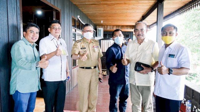 Dua jagoan golkar yang menangkan Pilkada temui Taufan Pawe di Parepare