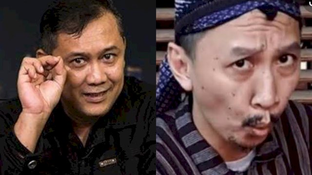 Pegiat media sosial Denny Siregar-Permadi Arya alias Abu Janda