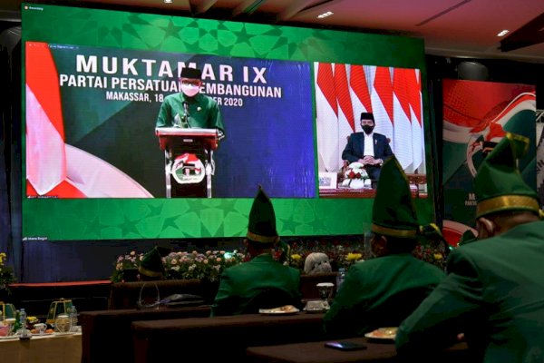 Di Muktamar IX PPP, Gubernur Nurdin Paparkan Progres Pembangunan Sulsel