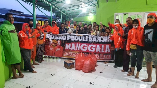 Tim Danny-Fatma yakni Menara Manggala salurkan bantuan ke korban banjir