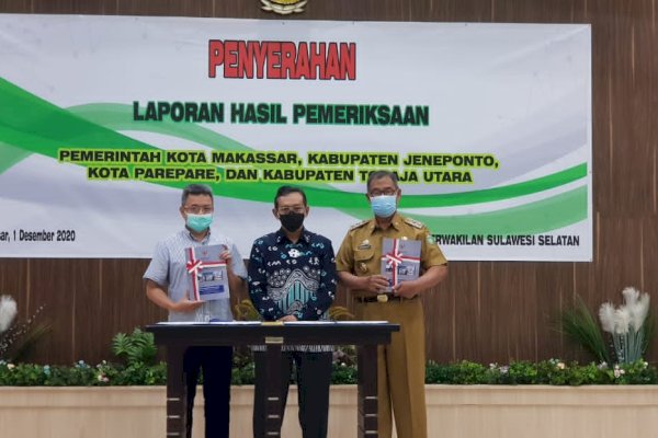 Pemkot Parepare Terima Laporan Hasil Pemeriksaan BPK atas PAD 2019-2020