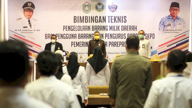 Pesan Penting Wali Kota Taufan di Bimtek Pengeloaan Aset di Parepare