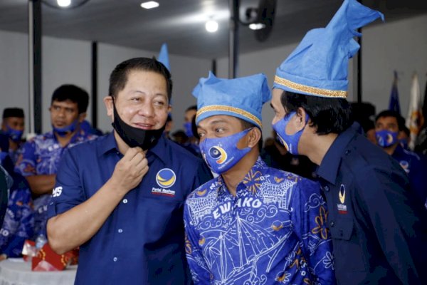 Wakil Ketua DPRD Sulsel dari NasDem Syaharuddin Bersedia yang Pertama Disuntik Vaksin Covid-19