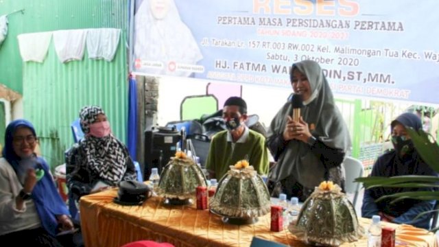 Warga Wajo Pertanyakan Bansos dan Insentif ke Legislator Fatma Wahyudin