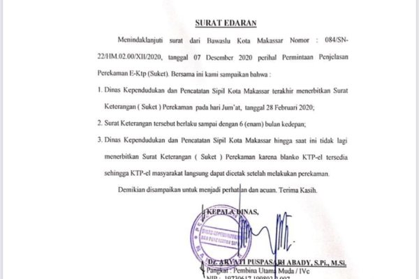 Waspada Peredaran Surat Keterangan Palsu di TPS