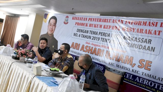 Anggota DPRD Makassar dari Fraksi NasDem Ari Ashari Ilham