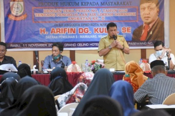 Arifin Dg Kulle Minta Pemkot Makassar Perketat Pengawasan Limbah
