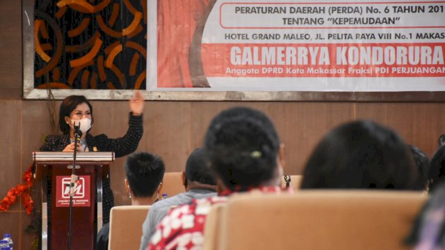 Anggota DPRD Makassar dari Fraksi PDIP Galmeryya Kondorura