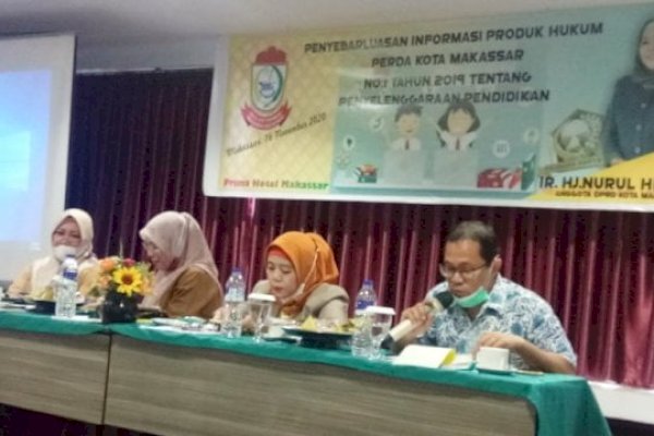 Anggota Fraksi Golkar Nurul Hidayat Sosialisasikan Perda Tentang Pendidikan