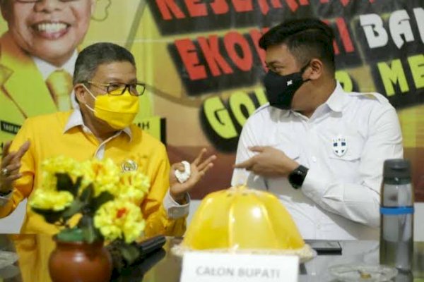 Golkar Konsolidasi Pemenangan Pilkada Gowa, Taufan Pawe dan Adnan Saling Puji
