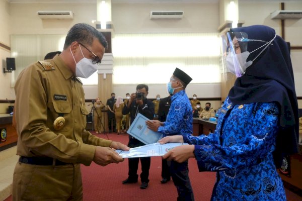 Gubernur Nurdin Abdullah Harap CPNS Baru Dapat Mendorong Kinerja Pemprov Sulsel 