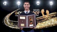Dibandingkan Messi, Cristiano Ronaldo Lebih Cepat Menangi Golden Foot, Sejajar Legenda Sepakbola Terhebat Sepanjang Masa