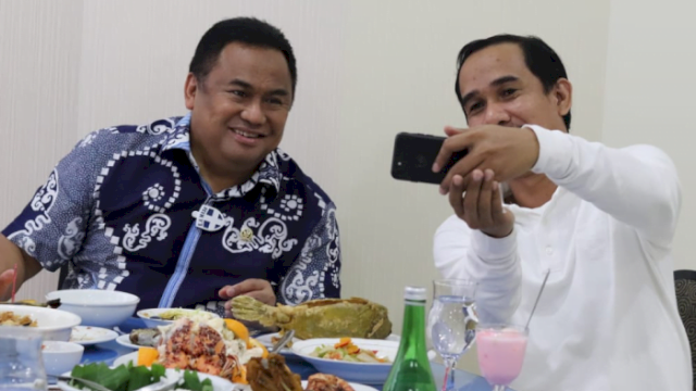 Wakil Ketua DPR Rahmat Gobel Silaturahmi ke Rujab Ketua DPRD Makassar Rudianto