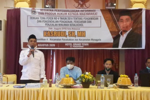 Anggota Fraksi Gerindra Kasrudi Minta Pengawasan Ketat Perda Minol