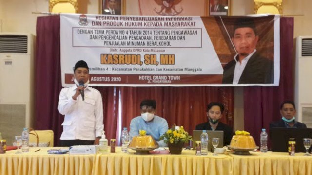 Anggota DPRD Makassar dari Fraksi Gerindra, Kasrudi