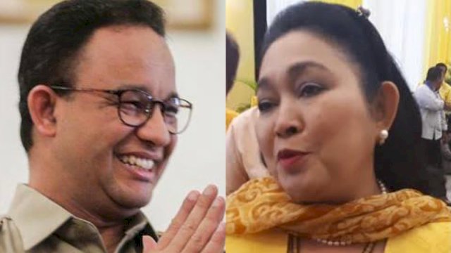 Anies Baswedan-Titiek Soeharto (int)