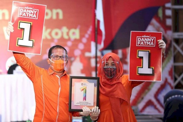 Lusa Danny-Fatma Ditetapkann, KPU Makassar: Pelantikan Wewenang Gubernur Sulsel