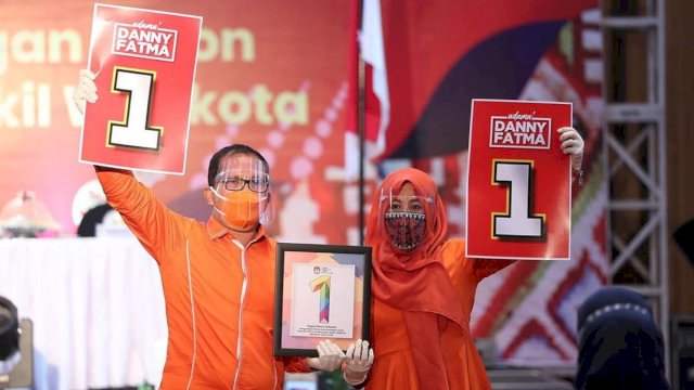Paslon Danny-Fatma segera dilantik sebagai wali Kota dan wakil Wali Kota Makassar.