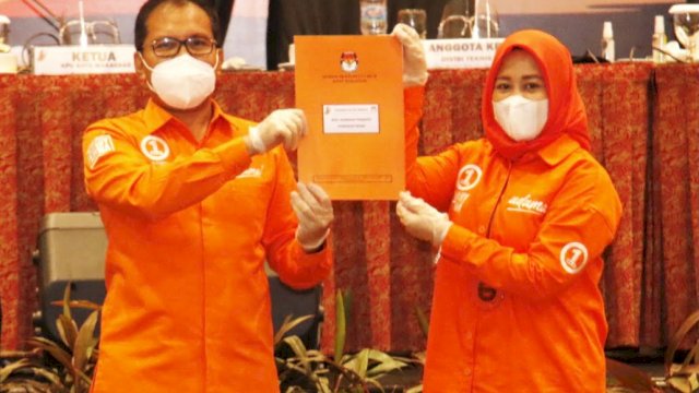 Danny dan Fatmawati Rusdi ditetapkan sebagai Wali Kota dan Wakil Wali Kota Makassar 