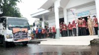Adnan Lepas 10 Truk Bantuan Korban Gempa Sulbar