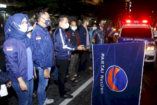 Terus Berlanjut, Rusdi Masse Lepas Bantuan Tahap Kedua NasDem Sulsel untuk Korban Gempa di Sulbar