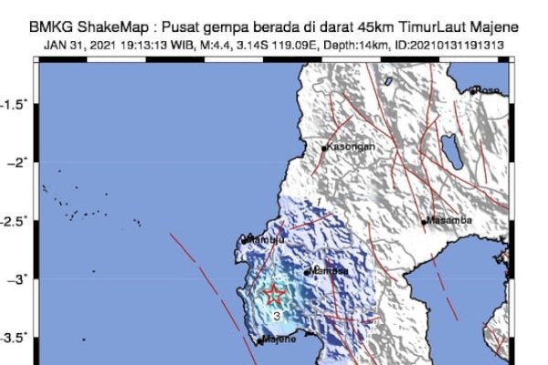 Gempa Bumi Terkini Guncang Majene Sulbar, Warga Kembali Mengungsi