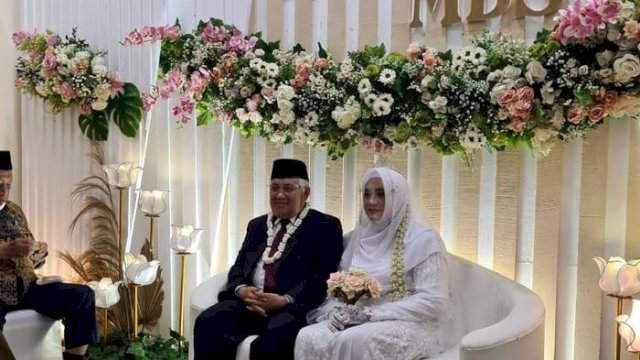 Foto Din Syamsuddin dan Rashda Diana menikah(ist)