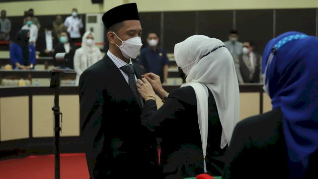 Mizar Roem resmi menjadi anggota DPRD Sulsel