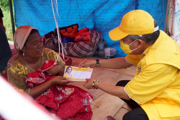 Tiga Truk Bantuan Ikatan Istri Golkar Datang, Kader kembali &#8216;Maraton&#8217; Bagi Sembako