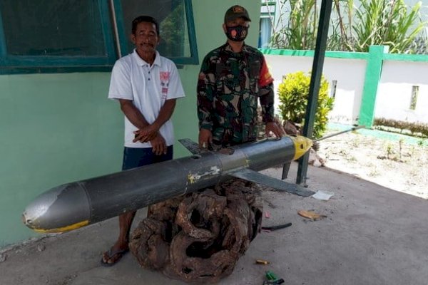 Benda Mirip Rudal Ditemukan Nelayan di Laut Selayar Adalah Drone Mata-mata China