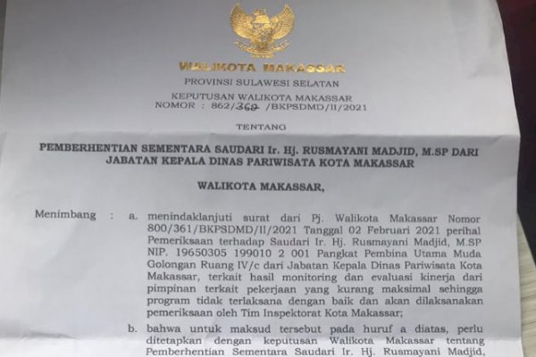 Pelaku Hotel-Restoran Makassar Demo ke Pj Walikota Rudy, Kadisnya yang Dicopot