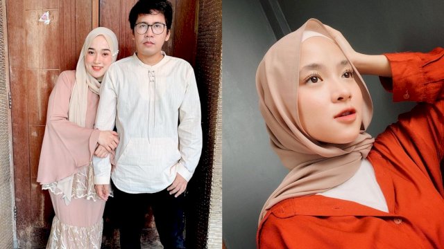Nissa Sabyan dan Ayus bersama sang istri