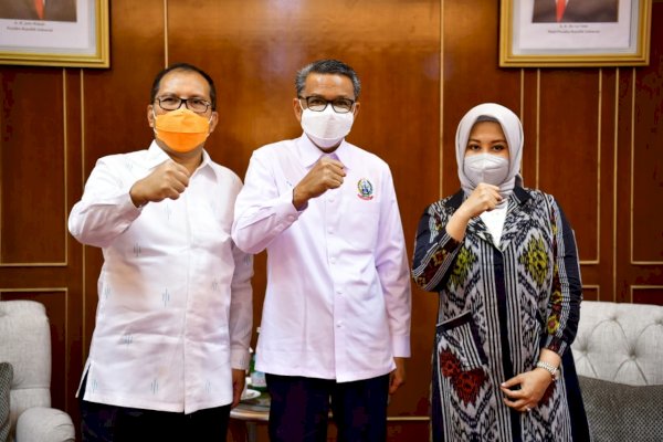 Danny-Fatma dan Gubernur Nurdin Kompak Putih-putih Bertemu: Bicara dari Hati ke Hati