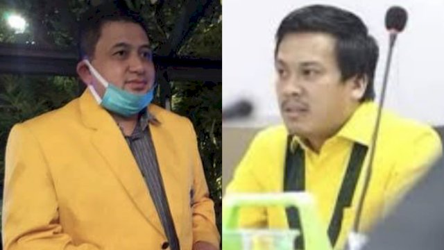 Munafri Arifuddin alias Appi dan Nurhaldin NH ambil formulir maju di Musda Golkar Makassar
