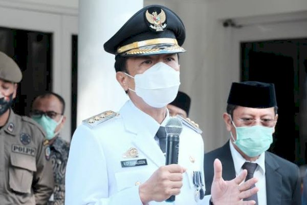 Dengan Mata Berkaca-kaca, Rudy Djamaluddin Tinggalkan Jabatan Pj Wali Kota Makassar