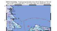 Toli-Toli Diguncang Gempa M 5,5