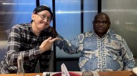Begini Ekspresi Abu Janda Saat Bertemu Natalius Pigai