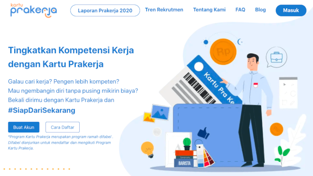 Buruan Daftar, Pemerintah Mulai Buka Pendaftaran Kartu Prakerja Gelombang 12