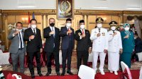 Sambutan Hangat Gubernur Sulsel untuk Waketum NasDem Ahmad Ali di Pelantikan 11 Kepala Daerah