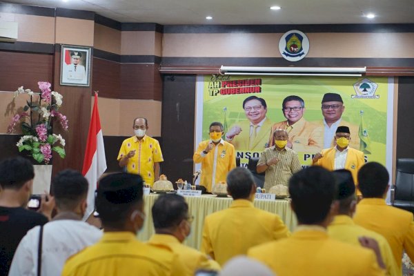 Bupati Jeneponto Sulsel: Airlangga Presidenku, Taufan Pawe Gubernurku