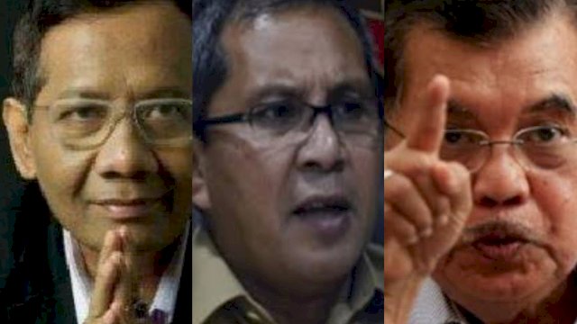 Mahfud MD-Danny Pomanto-Jusuf Kalla (foto:int)