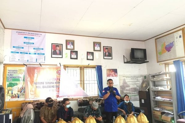 Lantik Karang Taruna Kompak Desa Kadatong, Ini Pesan Wabup Achmad Se’re