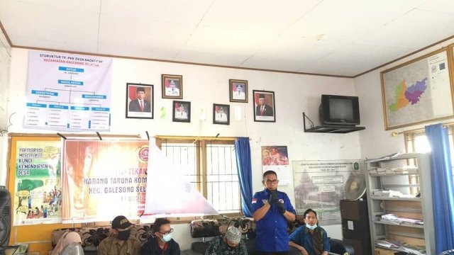 Lantik Karang Taruna Kompak Desa Kadatong, Ini Pesan Wabup Achmad Se&#8217;re